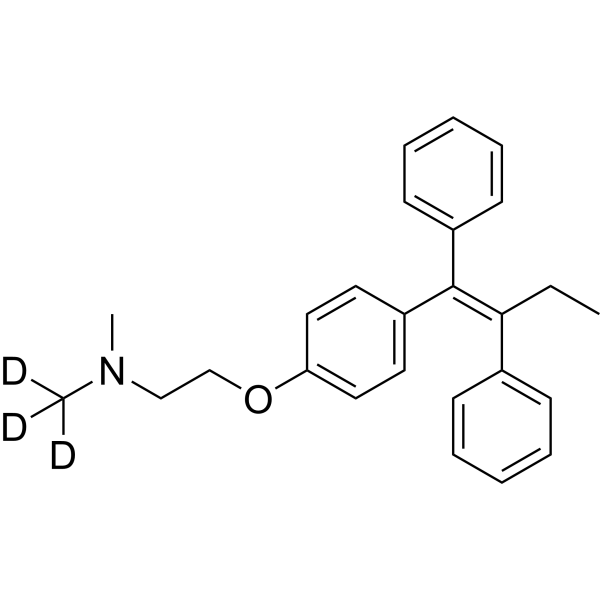 Tamoxifen-d3 (tamoxifen-d3; ICI 47699-d3; (Z)-Tamoxifen-d3; trans-Tamoxifen-d3) 508201-30-7